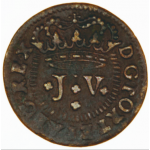 D. João V real e Meio 1714 cobre 